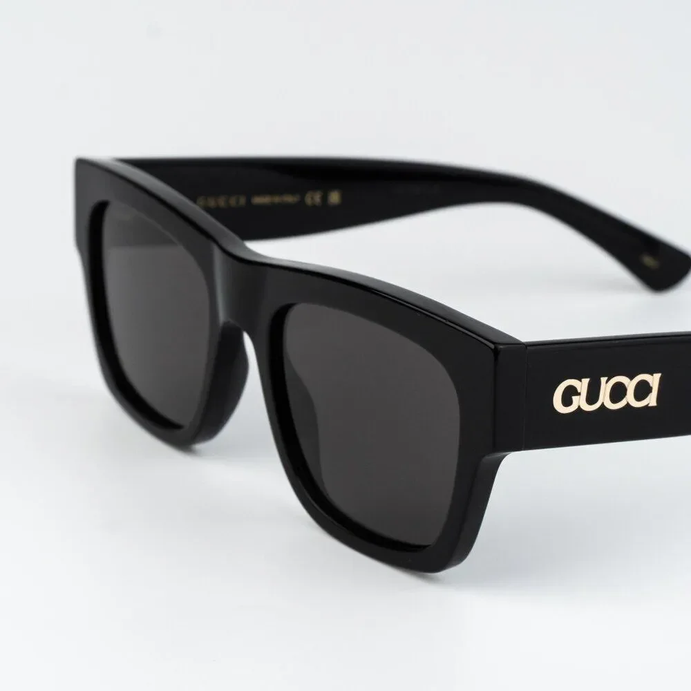 Gucci Men Sunglasses Black Grey Square GG1793S 001 NEW AUTHENTIC